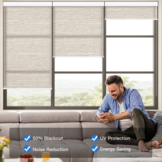 Manual Corded Light Filtering Roller Shade - Tokblind official