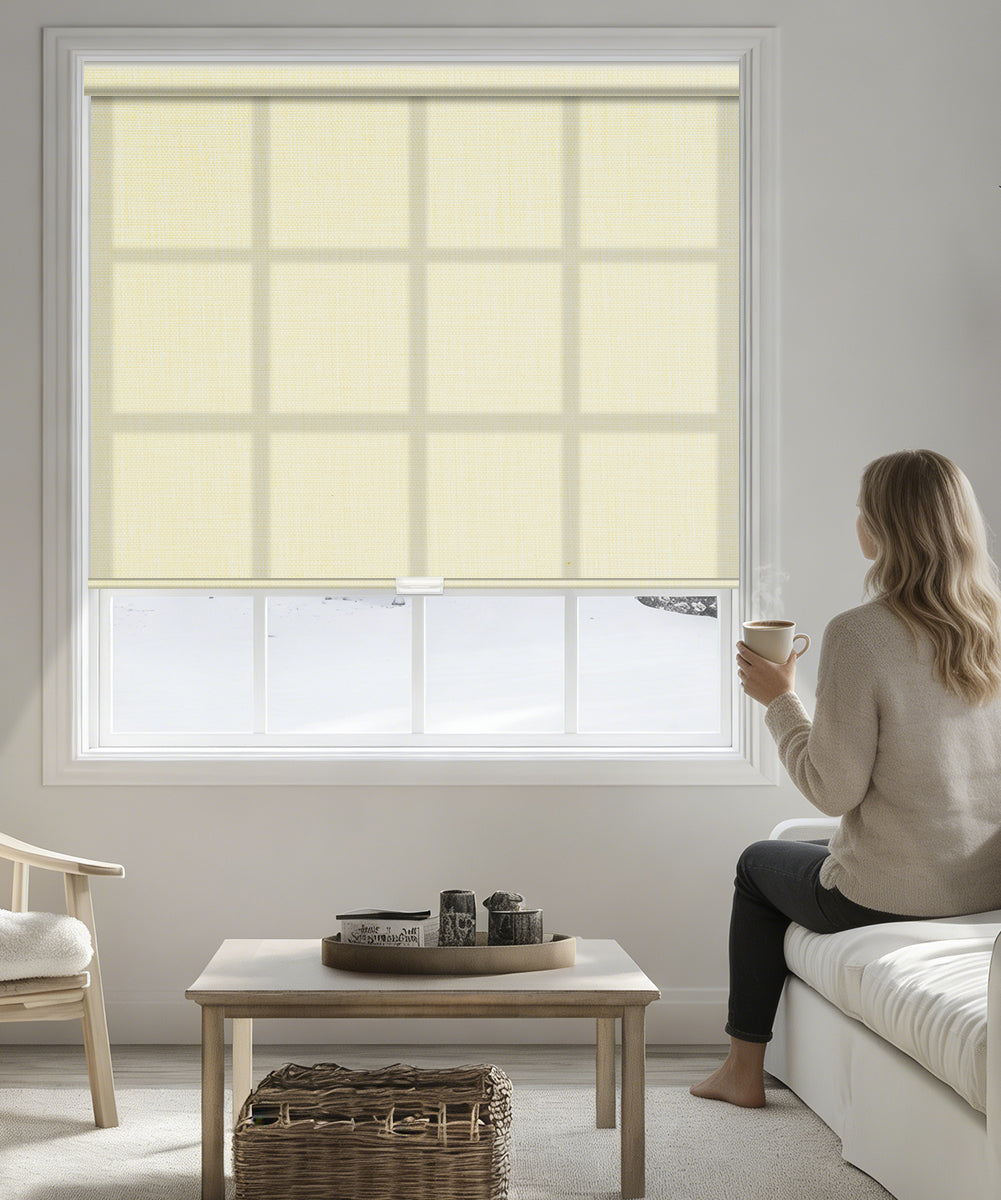 Manual Light Filtering Roller Shades - Cordless