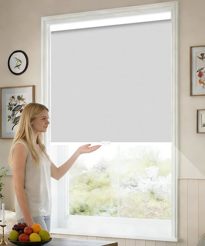 Manually Controlled Blackout Roller Shade - Cordless