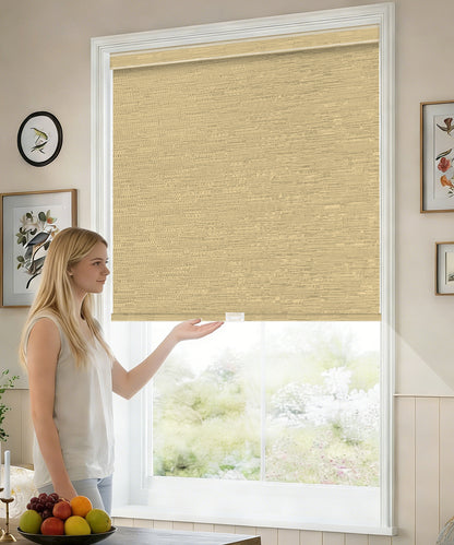 Manually Controlled Blackout Roller Shade - Cordless