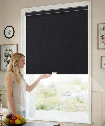 Manually Controlled Blackout Roller Shade - Cordless