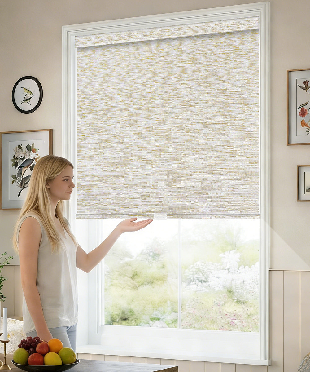 Manually Controlled Blackout Roller Shade - Cordless