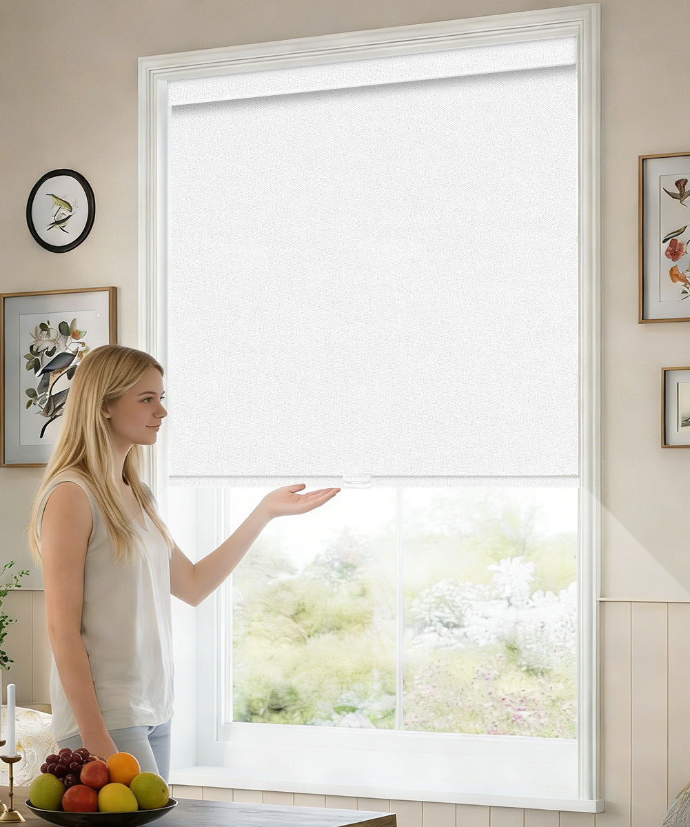 Manually Controlled Blackout Roller Shade - Cordless