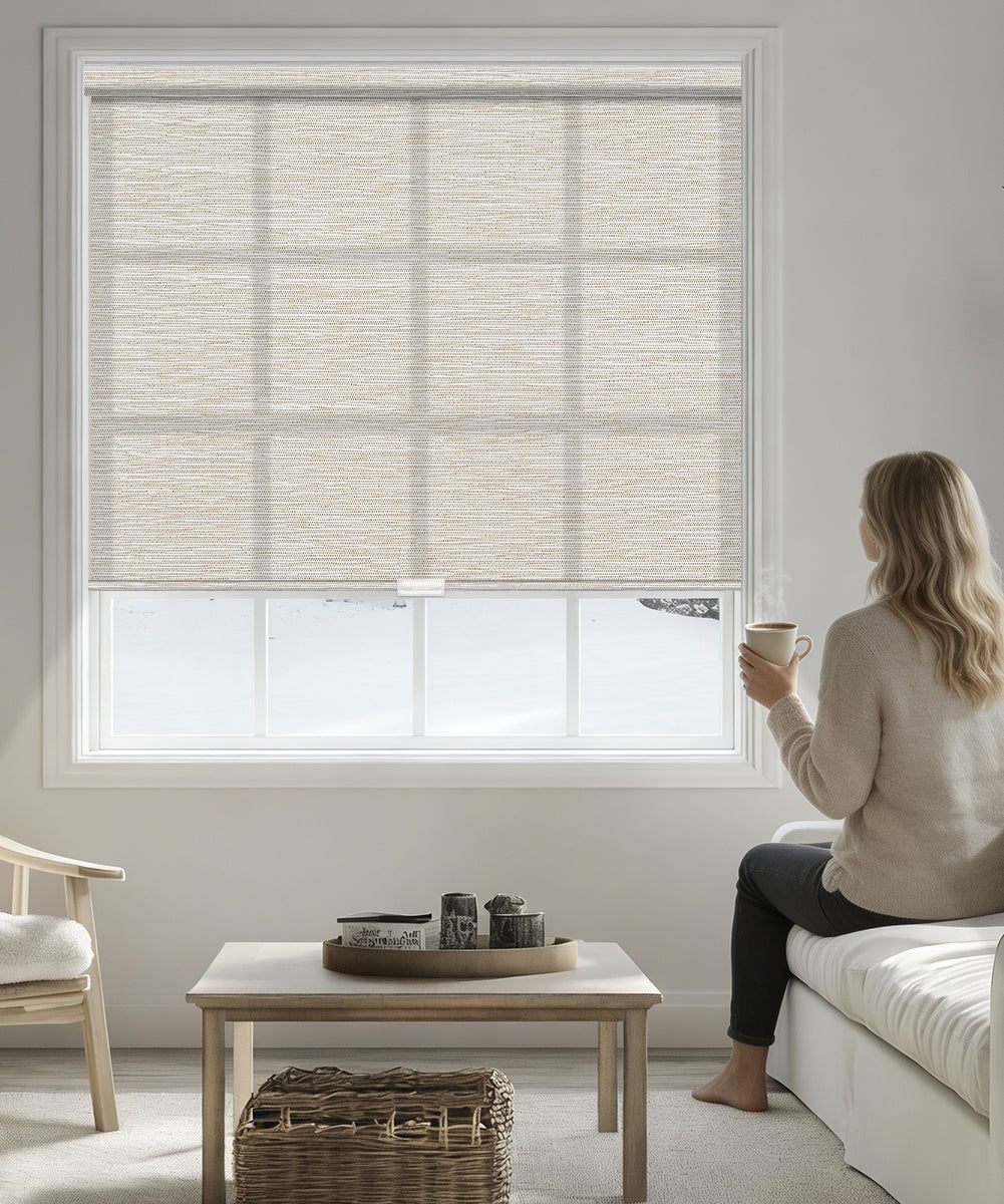 Manual Light Filtering Roller Shades - Cordless