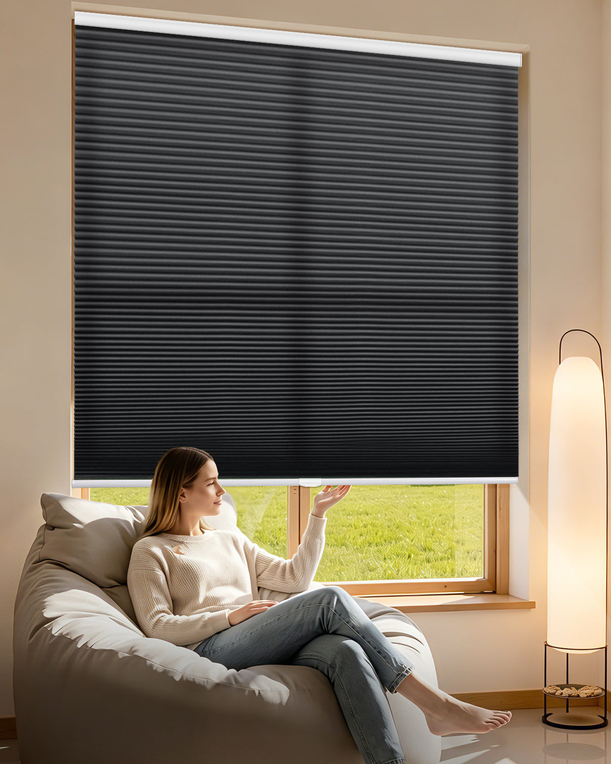 Manual Cordless Cellular Shade - Light Filtering
