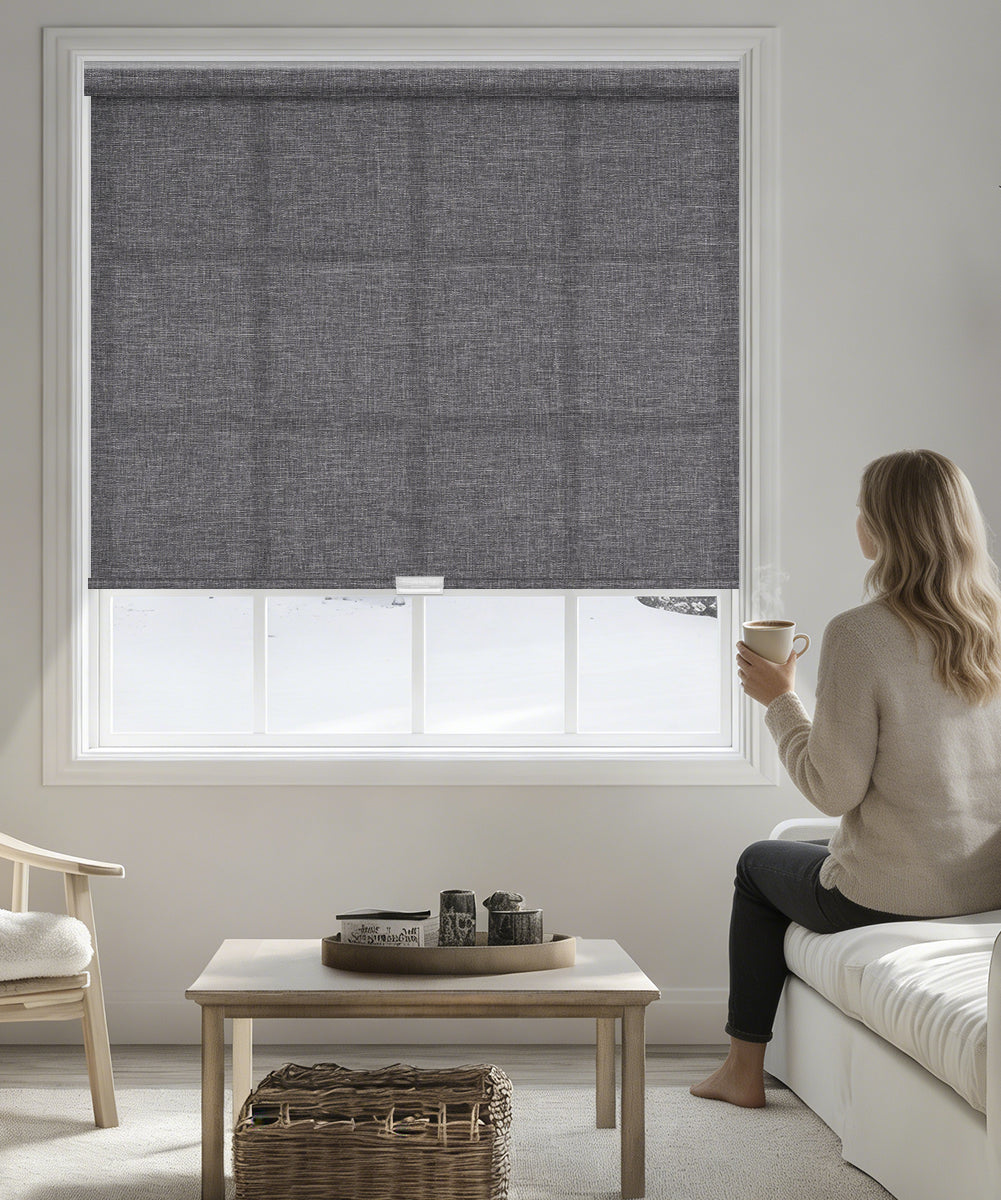 Manual Light Filtering Roller Shades - Cordless