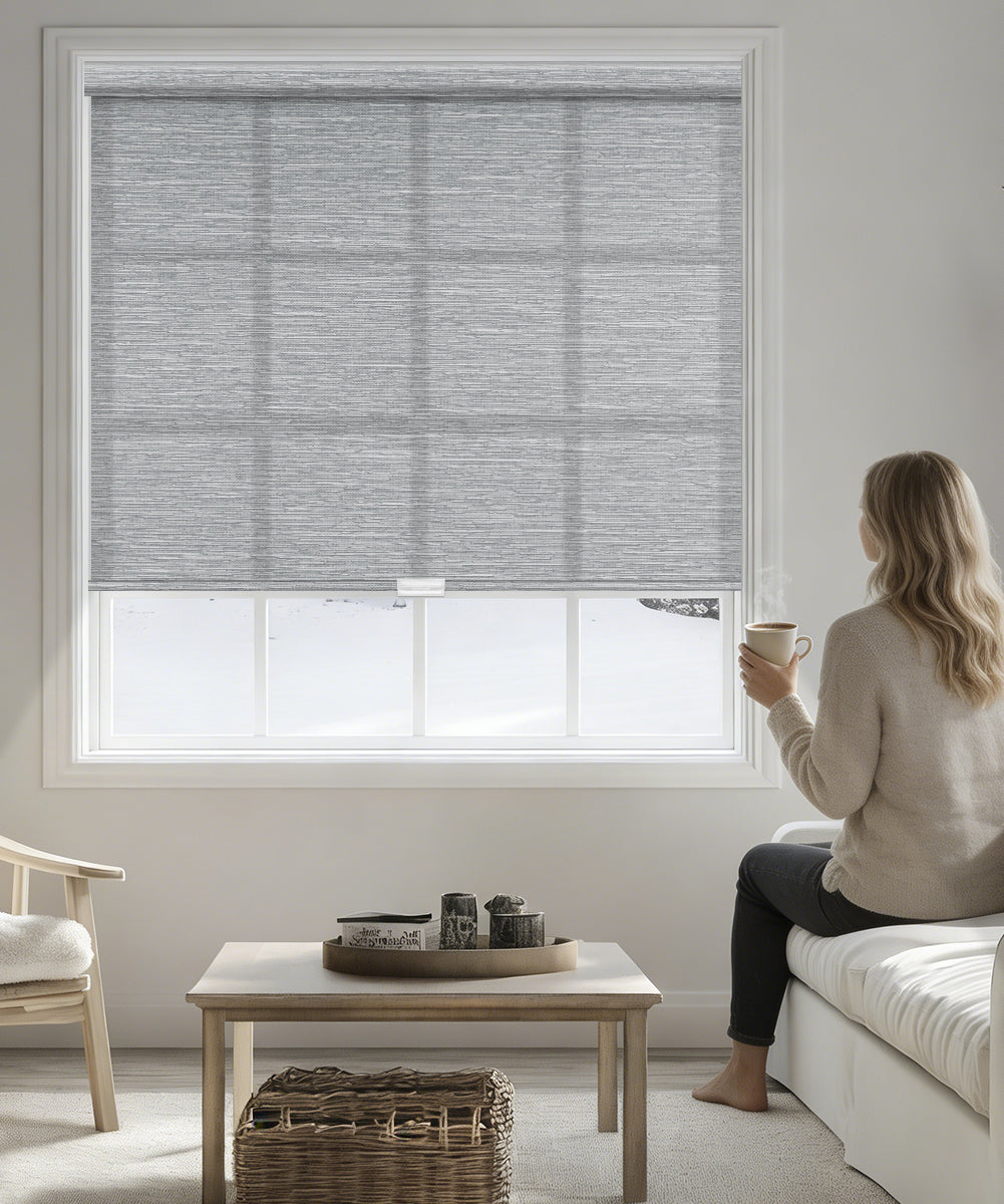 Manual Light Filtering Roller Shades - Cordless