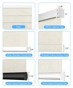 Manual Corded Blackout Roman Shades