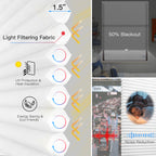 Top Down Bottom Up Manual Cellular Shade - Light Filtering