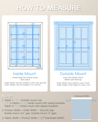Manually Controlled Blackout Roller Shade - Cordless