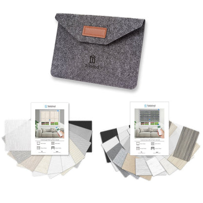 Fabric Samples for Light Filtering Roller Shade and Zebra Blind (2 PCS) - Tokblind official