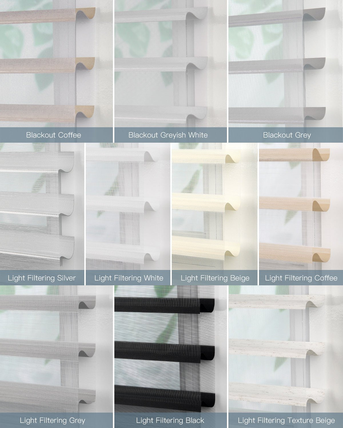 Fabric Samples for Sheer Shades - Tokblind official