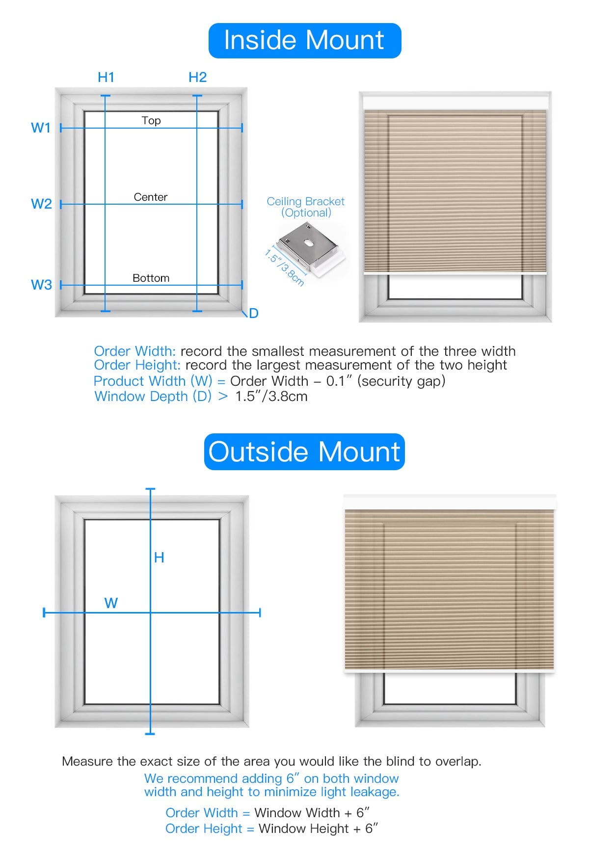 Manual Corded Cellular Shade - Light Filtering - Tokblind official