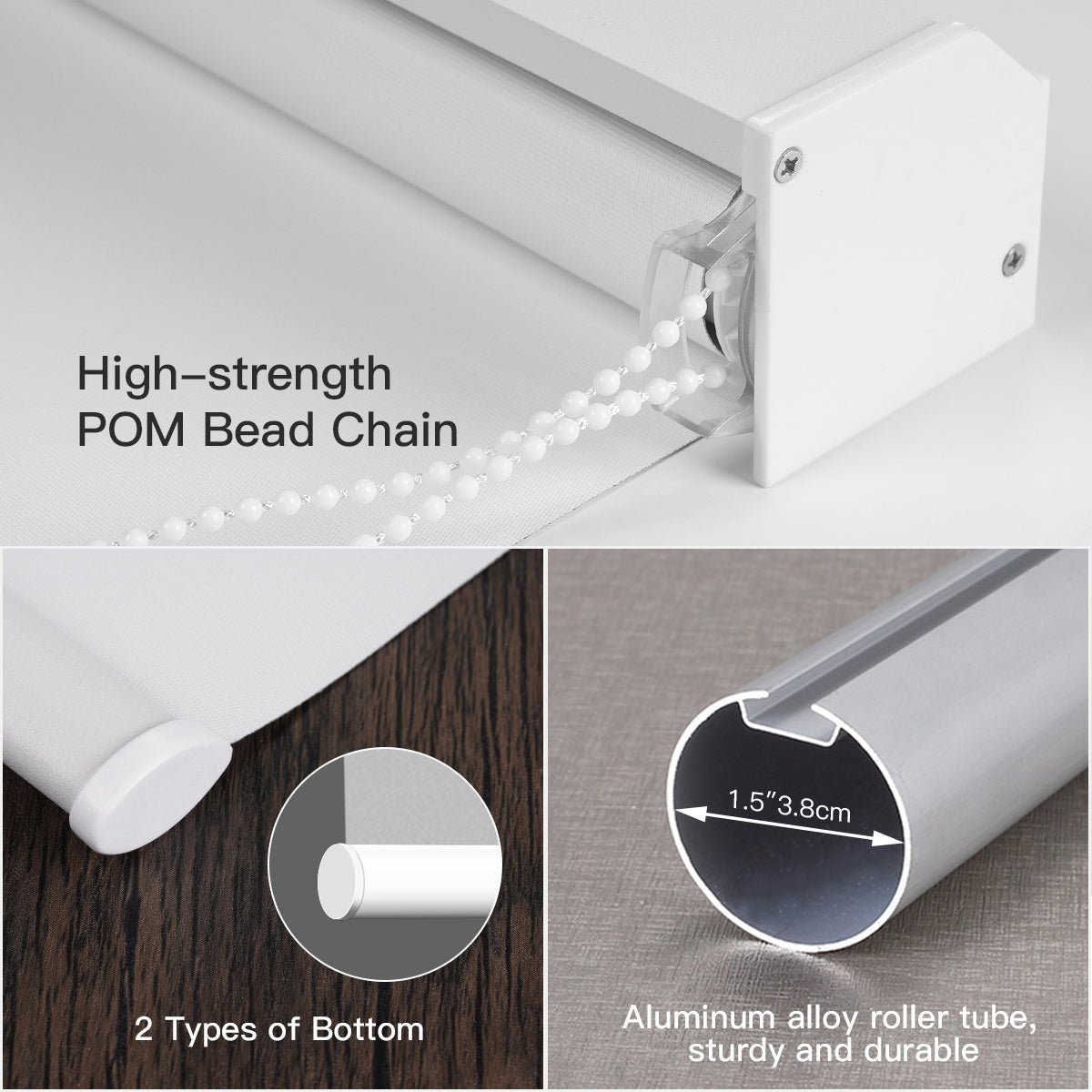 Manual Corded Light Filtering Fireproof Roller Shade - Tokblind official