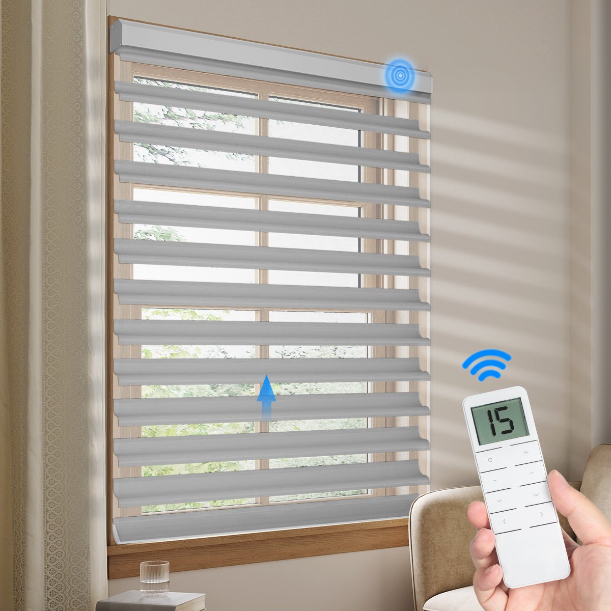 Motorized Blackout Shangri - La Sheer Shade - Tokblind official