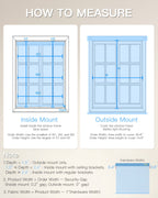 Motorized Roller Shades - How to Measure