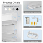 Motorized Sheer Shade - Light Filtering Silver - Tokblind official