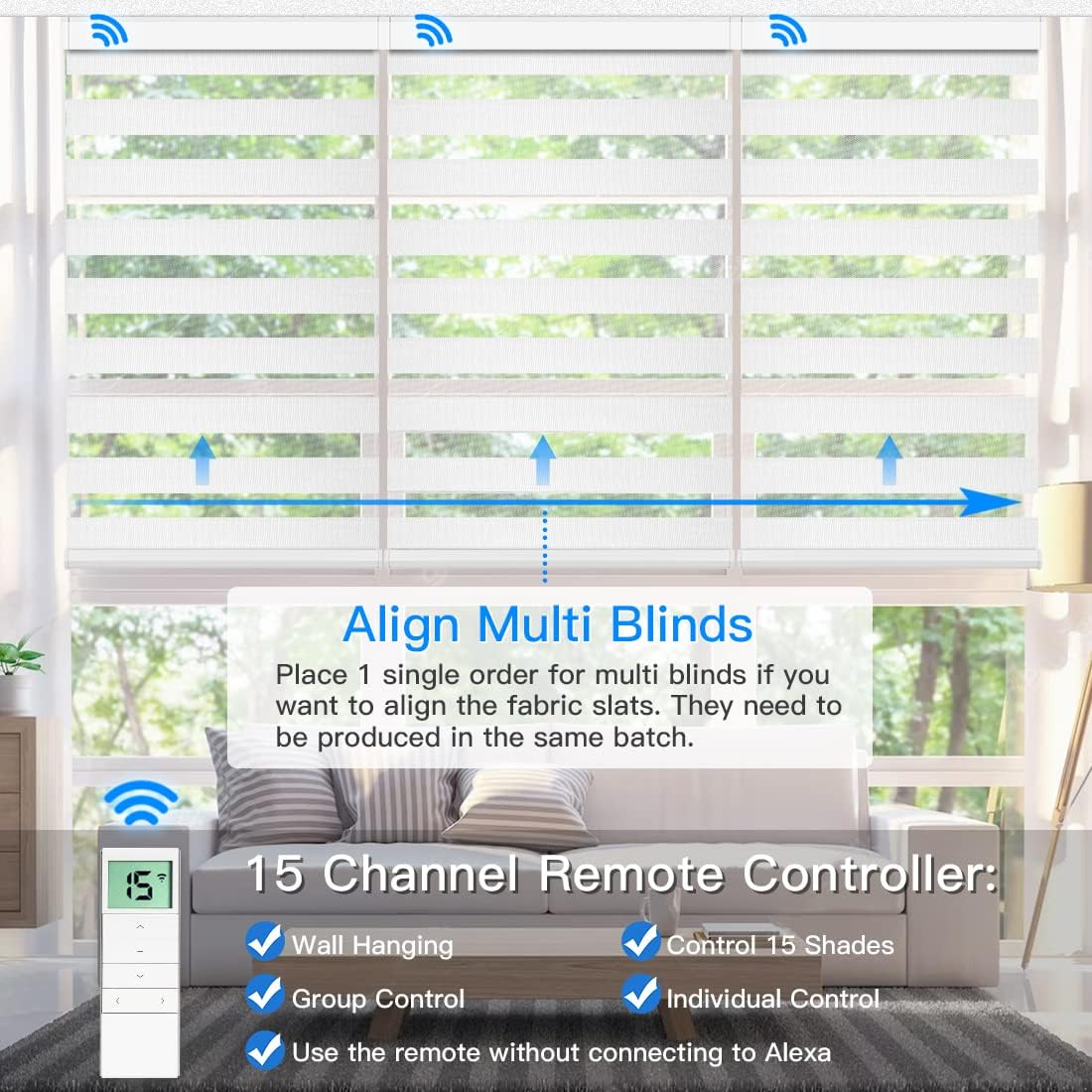 Motorized Zebra Blinds - Tokblind official